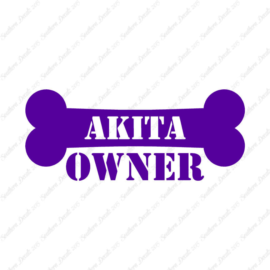 Akita Dog Owner Bone