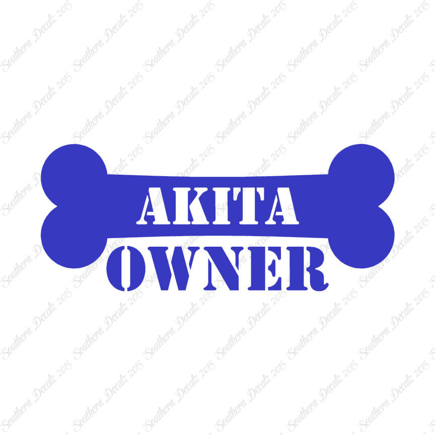 Akita Dog Owner Bone