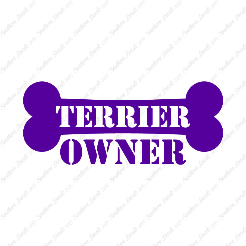 Terrier Dog Owner Bone