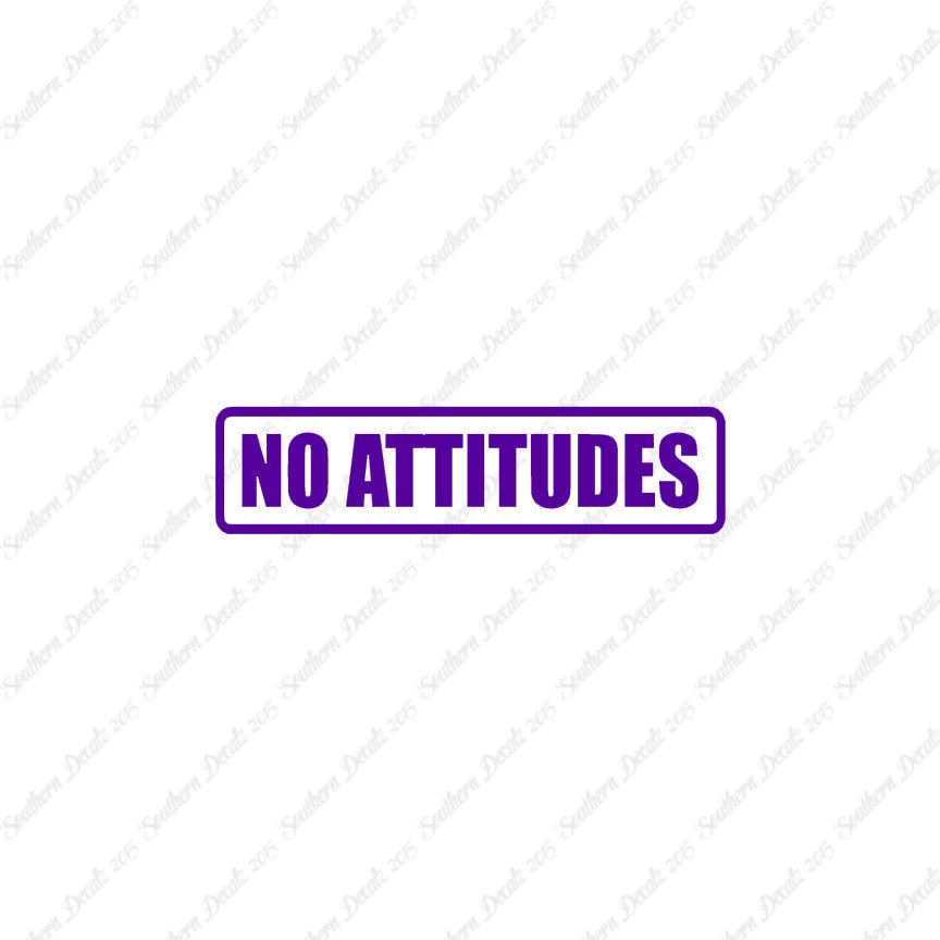 No Attitudes