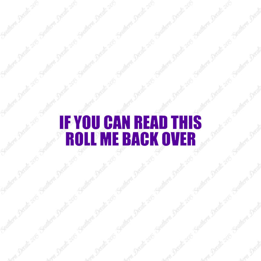 Read This Roll Back Over