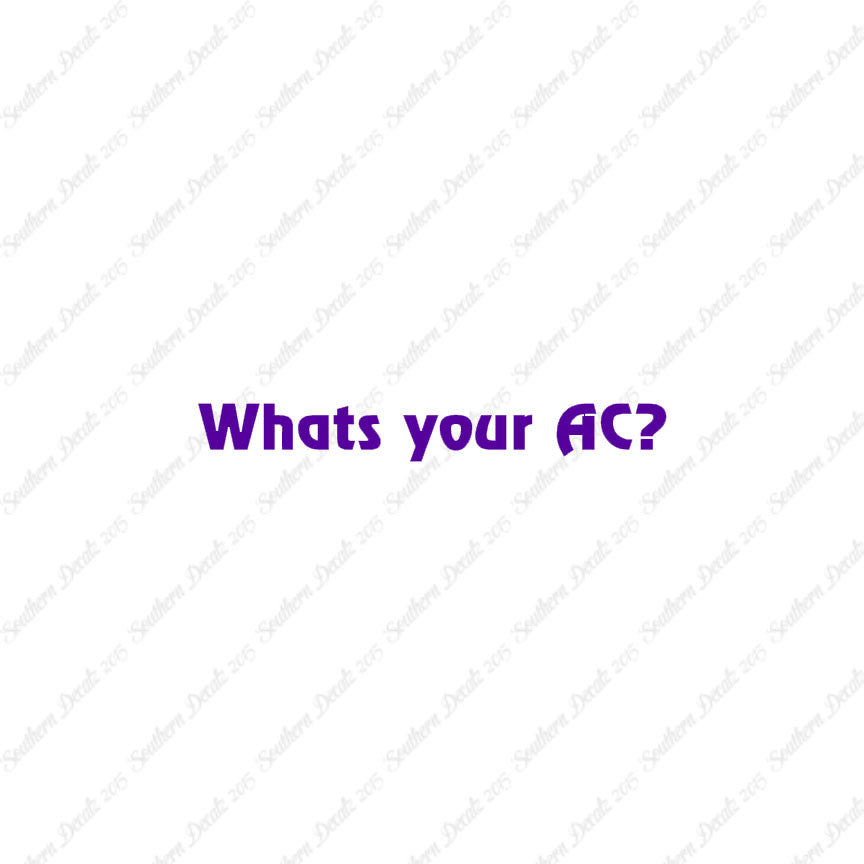 What's Your AC Armor Class