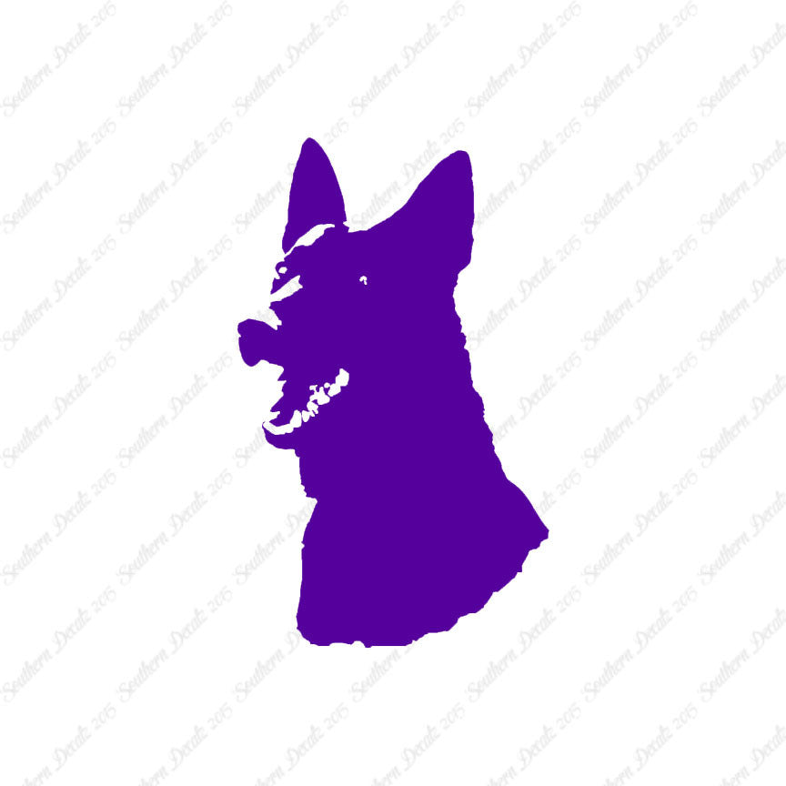 German Shepherd Head Dog Breed