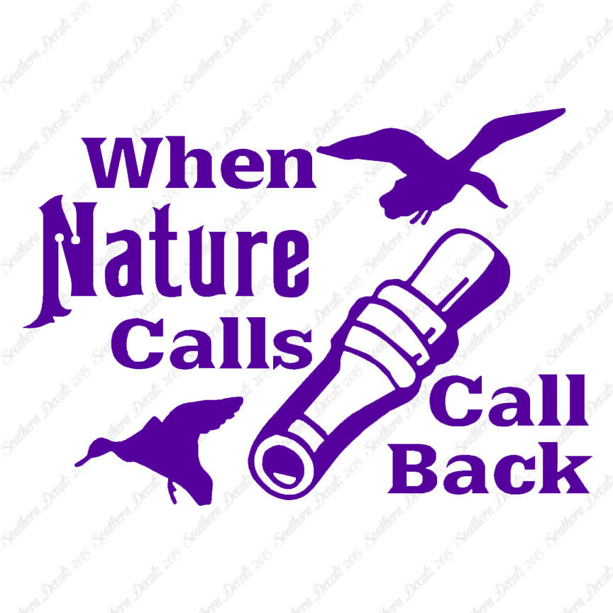 When Nature Calls Call Back Hunting