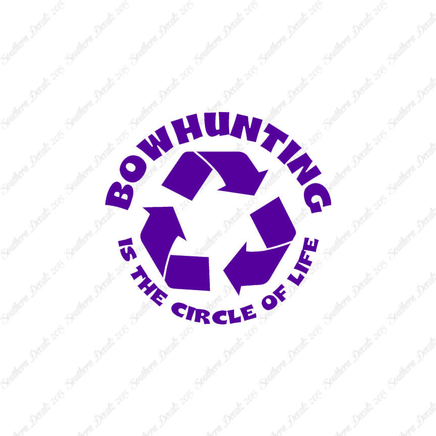 Bow Hunting Circle Of Life Recycle