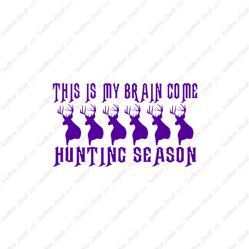 My Brain In Hunting Season