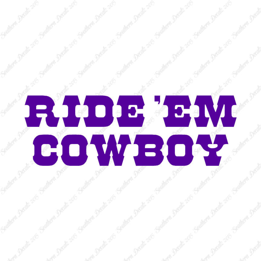 Ride Em Cowboy
