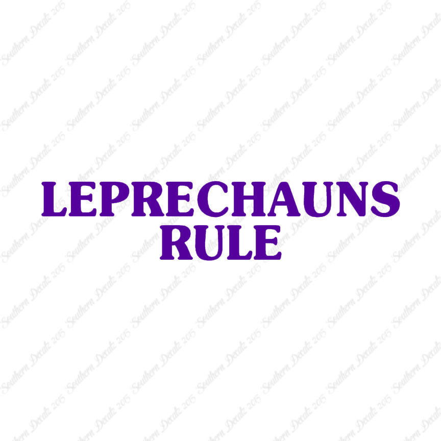 Leprechaun Rule