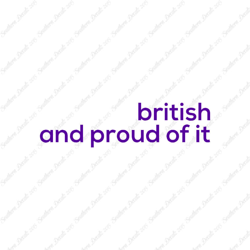 British Proud Of It