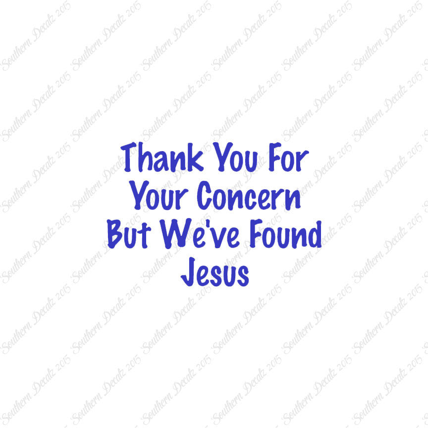 Thank You Found Jesus
