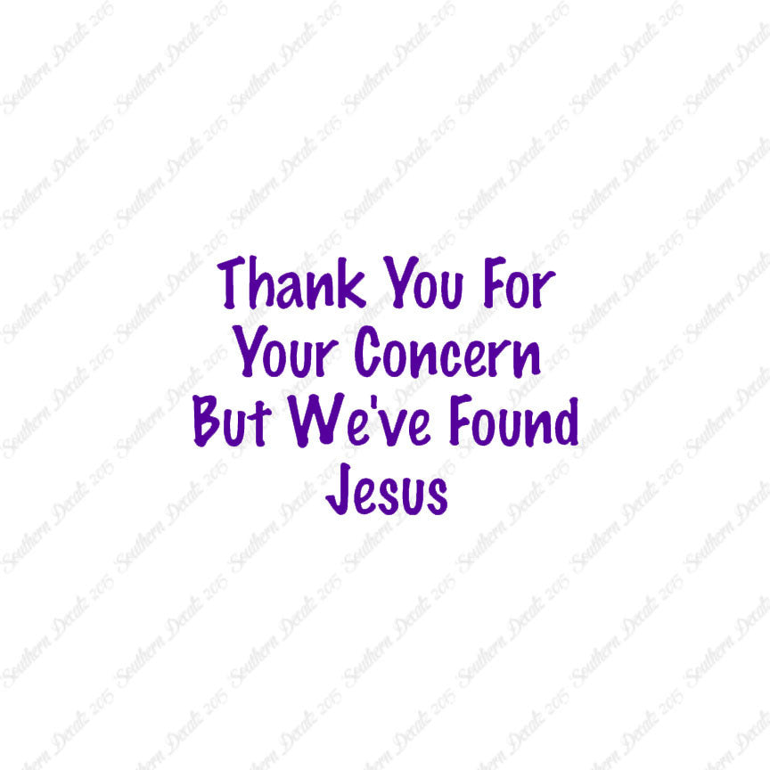 Thank You Found Jesus
