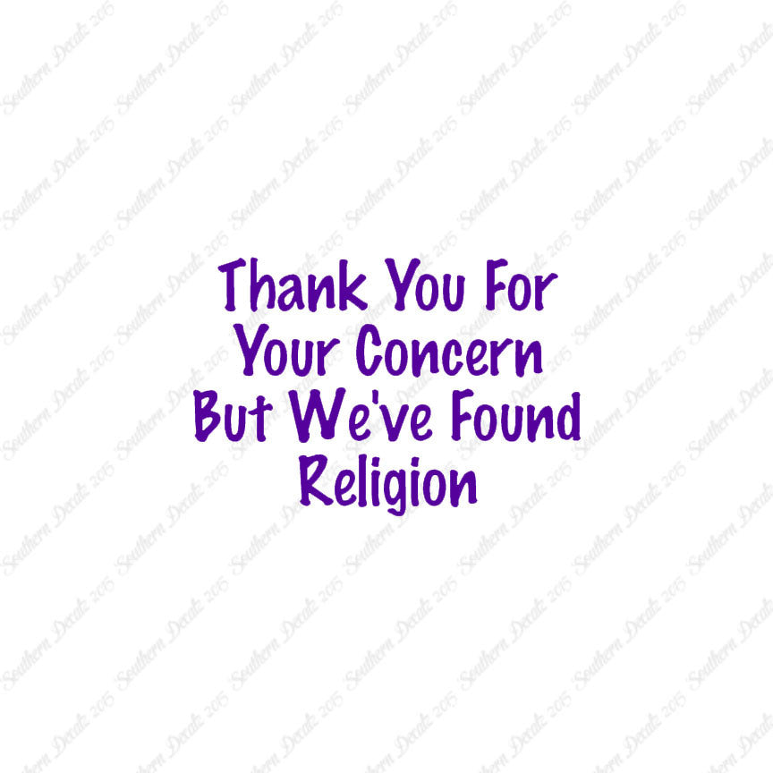 Thank You Found Religion