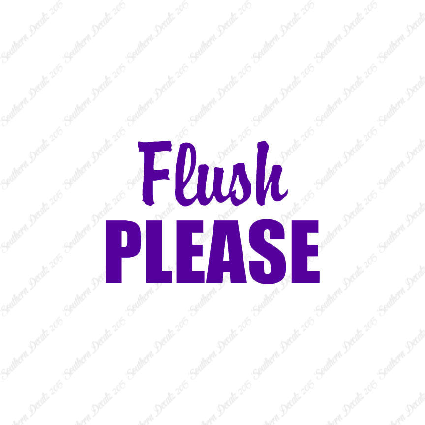 Flush Please
