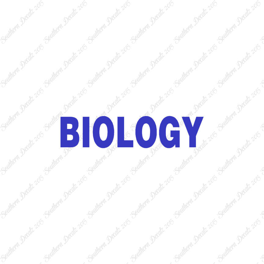 Biology Class Subject
