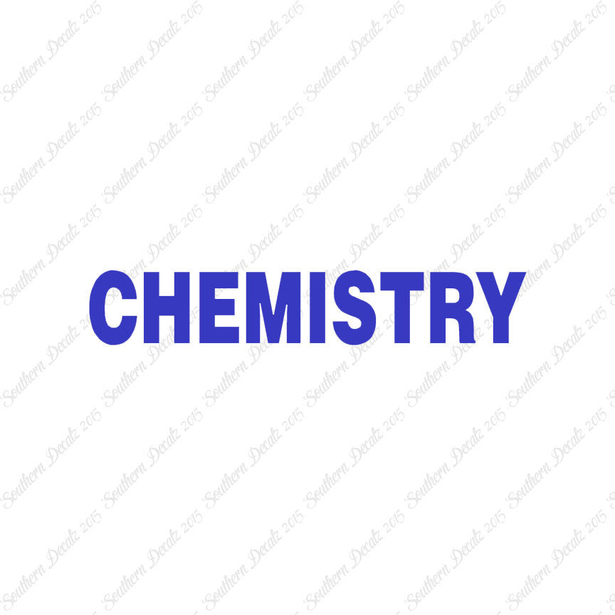 Chemistry Class Subject