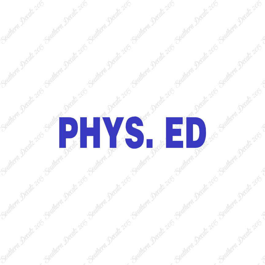 Phys Ed Physical Education Class