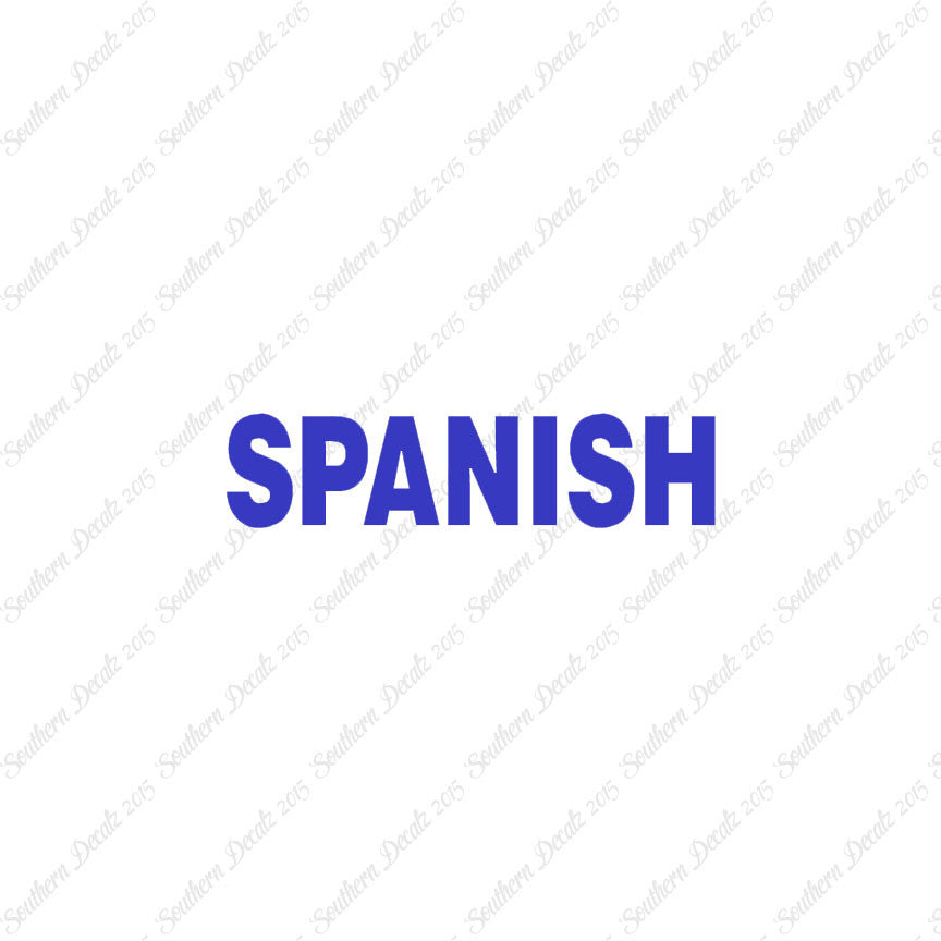 Spanish Class Subject