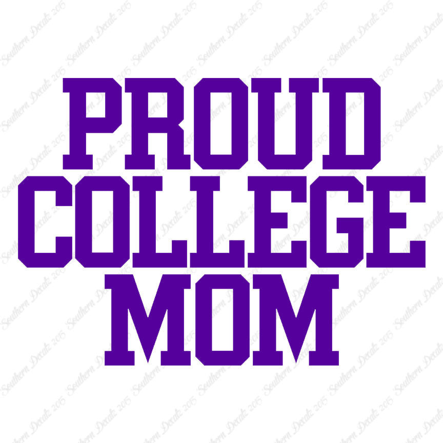 Proud College Mom
