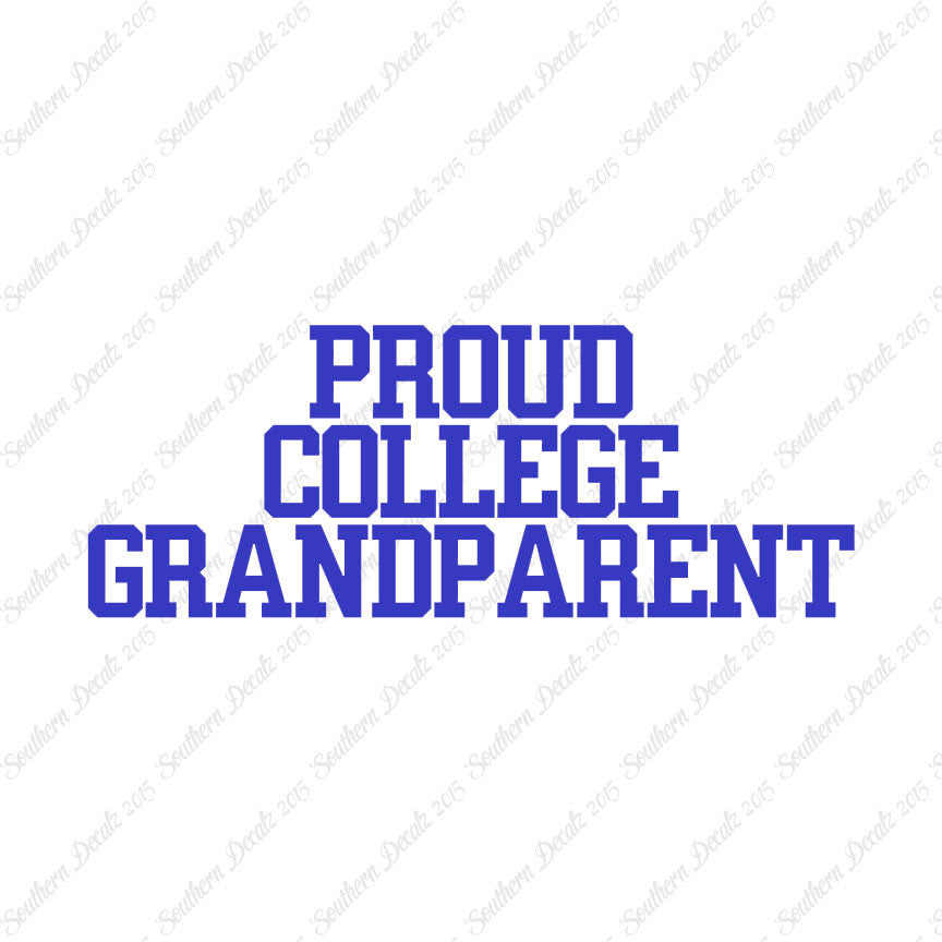 Proud College Grandparent