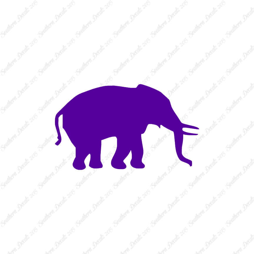Elephant Silhouette Tusk