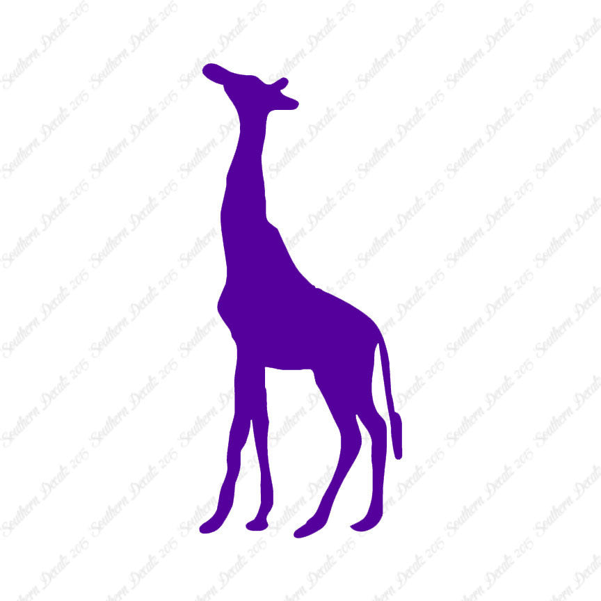 Giraffe Grazing