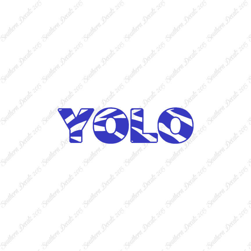 Yolo Zebra Font