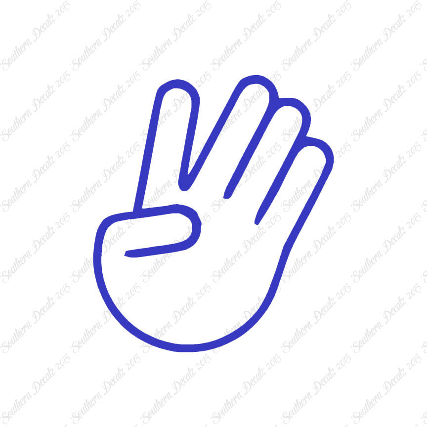 The Show Stopper Hand Symbol