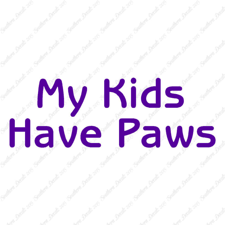 My Kids Have Paws
