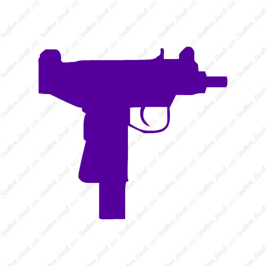 Automatic Uzi Silhouette