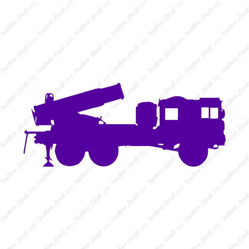 Russian Rocker Launcher Military Truck