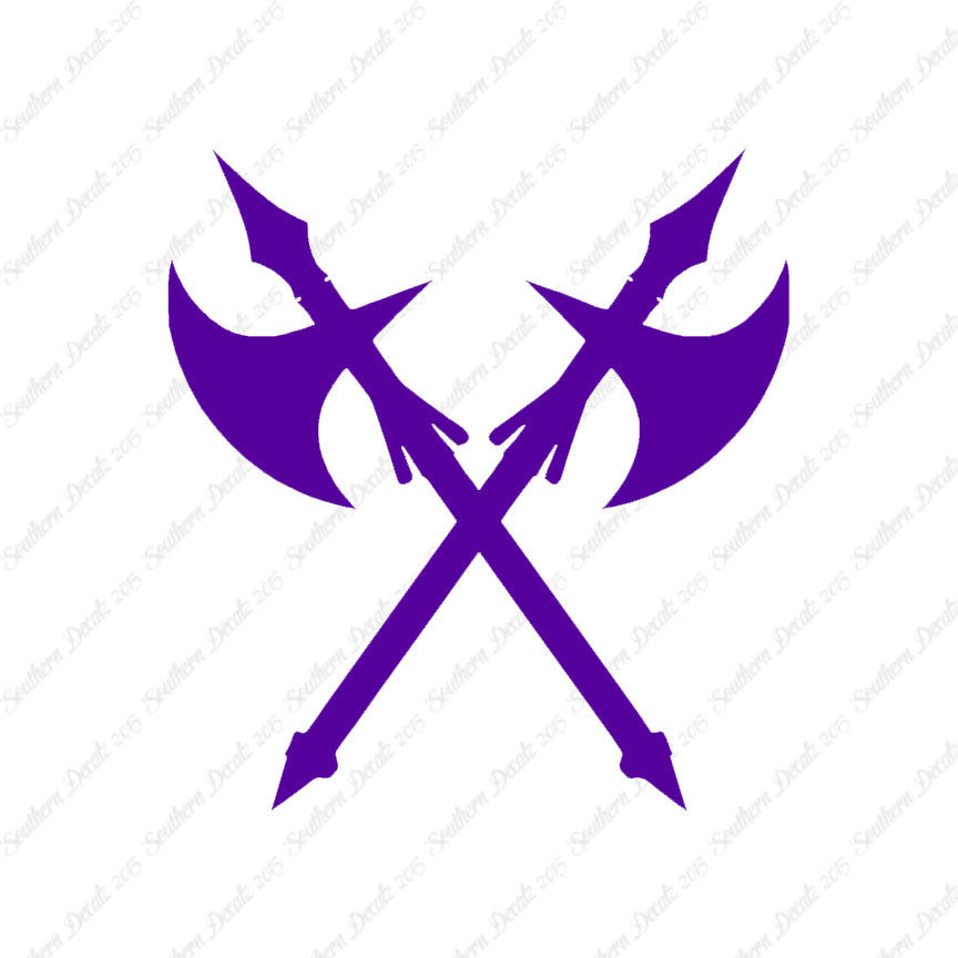 Crossed Battle Axe Ax