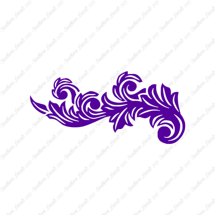 Decorative Flourish Leaf