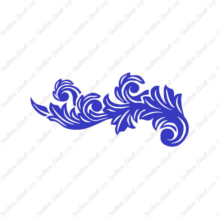 Decorative Flourish Leaf
