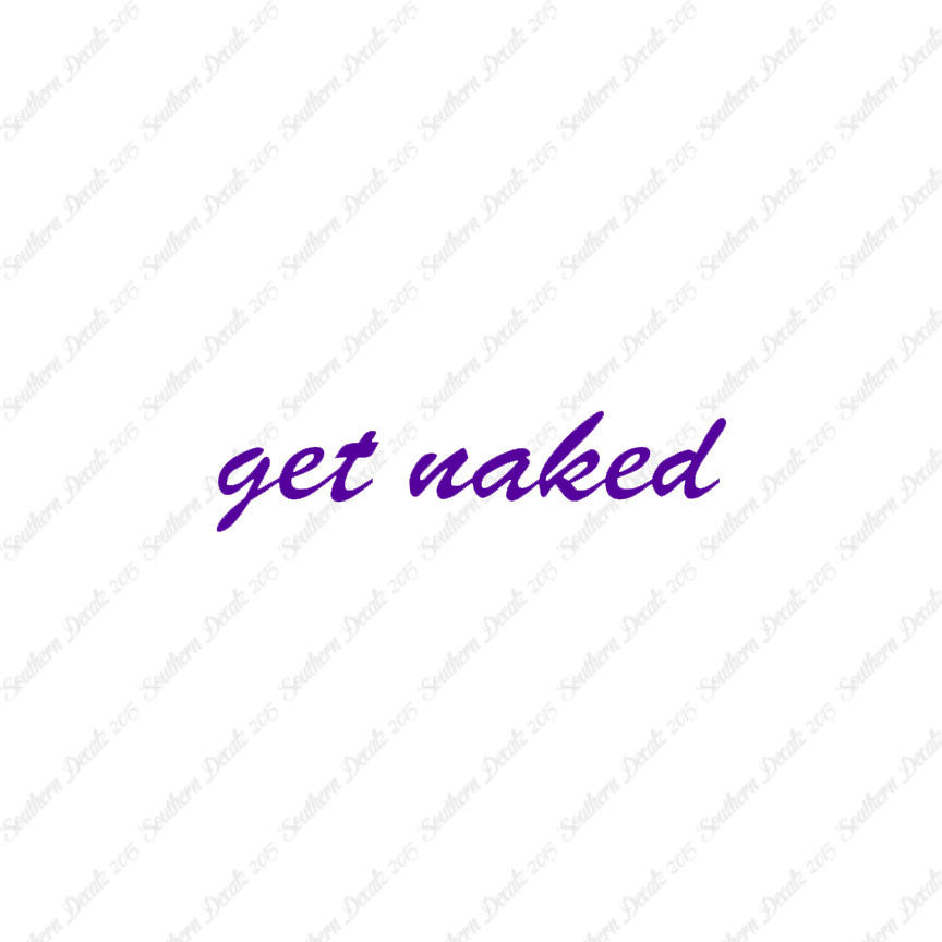 Get Naked Funny Text