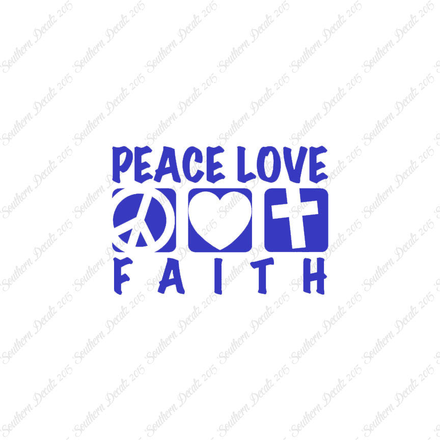 Peace Love Faith Religion