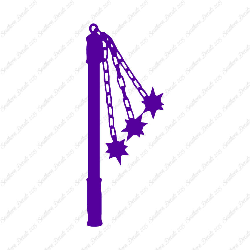 Tri Headed Flail Medieval Mace