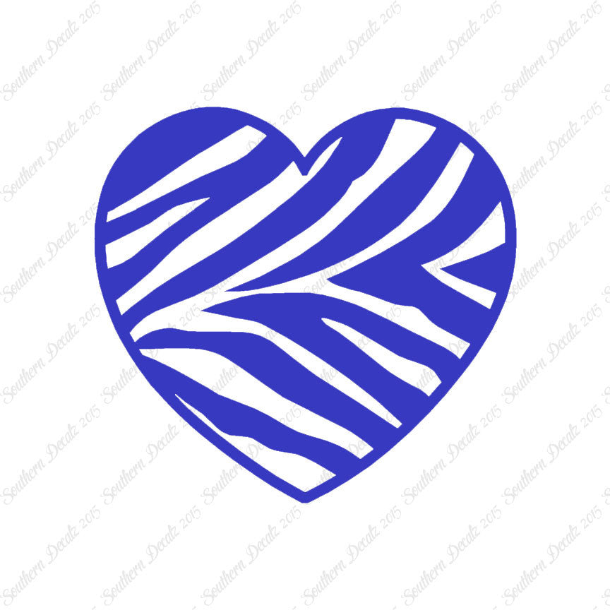 Zebra Print Heart