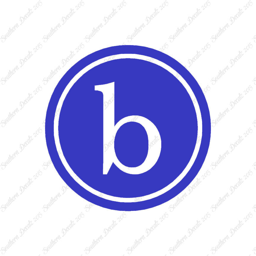 Typewriter Font B Initial