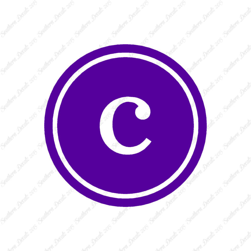 Typewriter Font C Initial