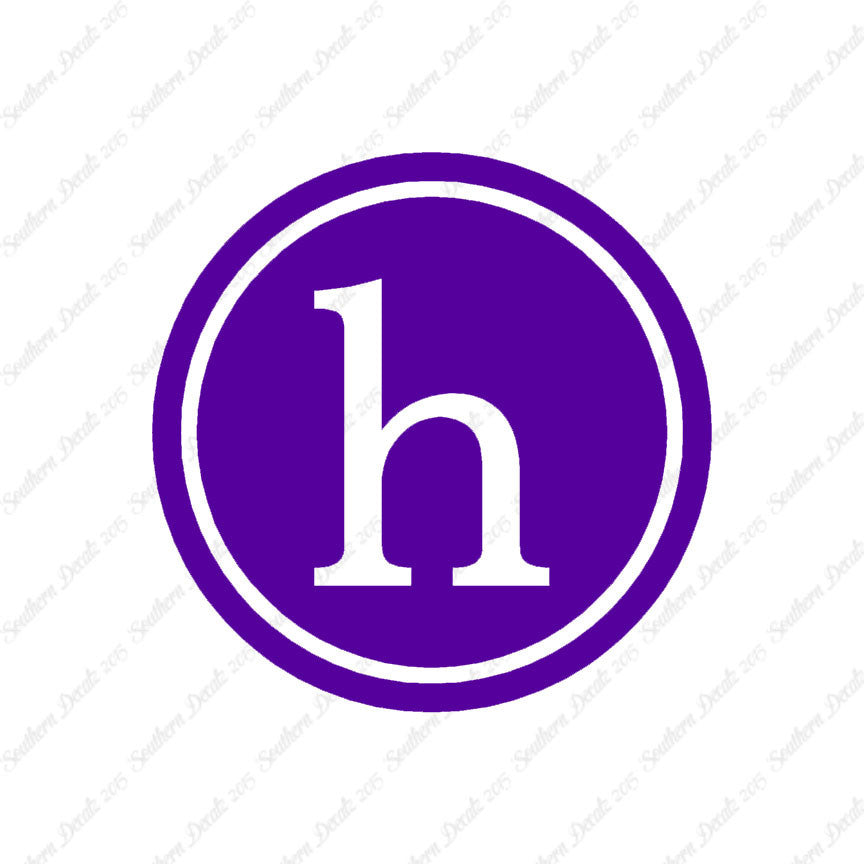 Typewriter Font H Initial