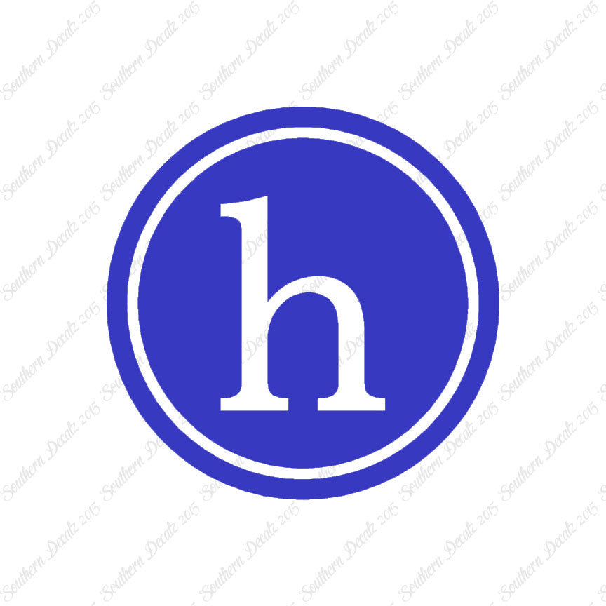 Typewriter Font H Initial