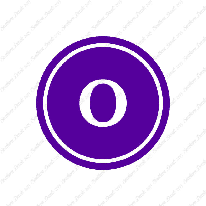 Typewriter Font O Initial
