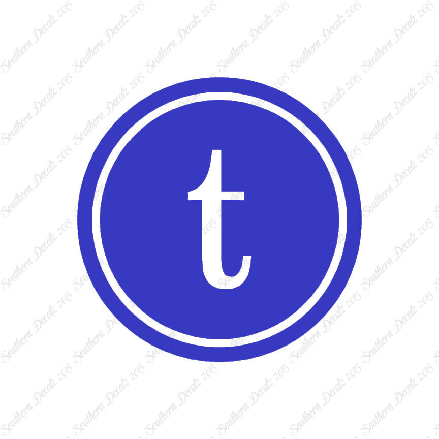 Typewriter Font T Initial