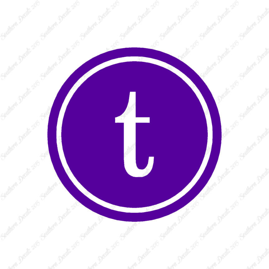 Typewriter Font T Initial