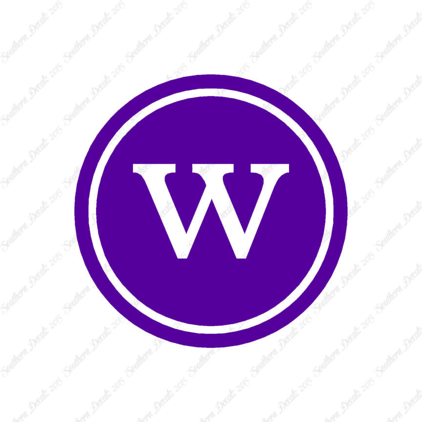 Typewriter Font W Initial
