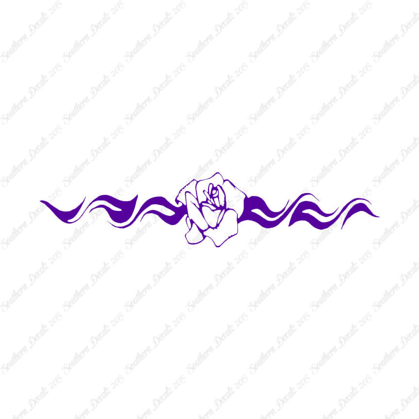 Rose Waves Art Splash