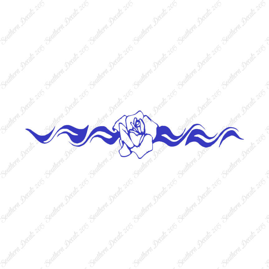 Rose Waves Art Splash