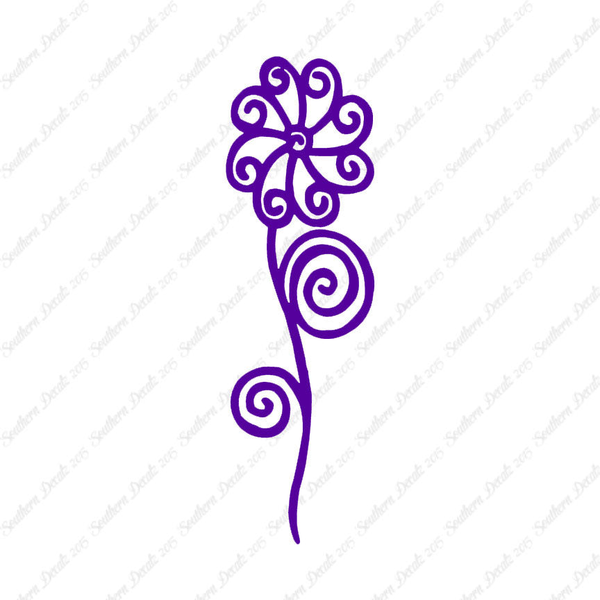 Rose Flower Swirl