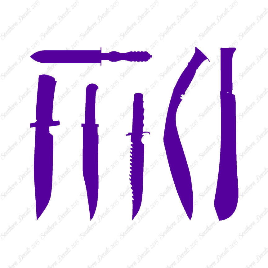 Set Of Knives Daggers
