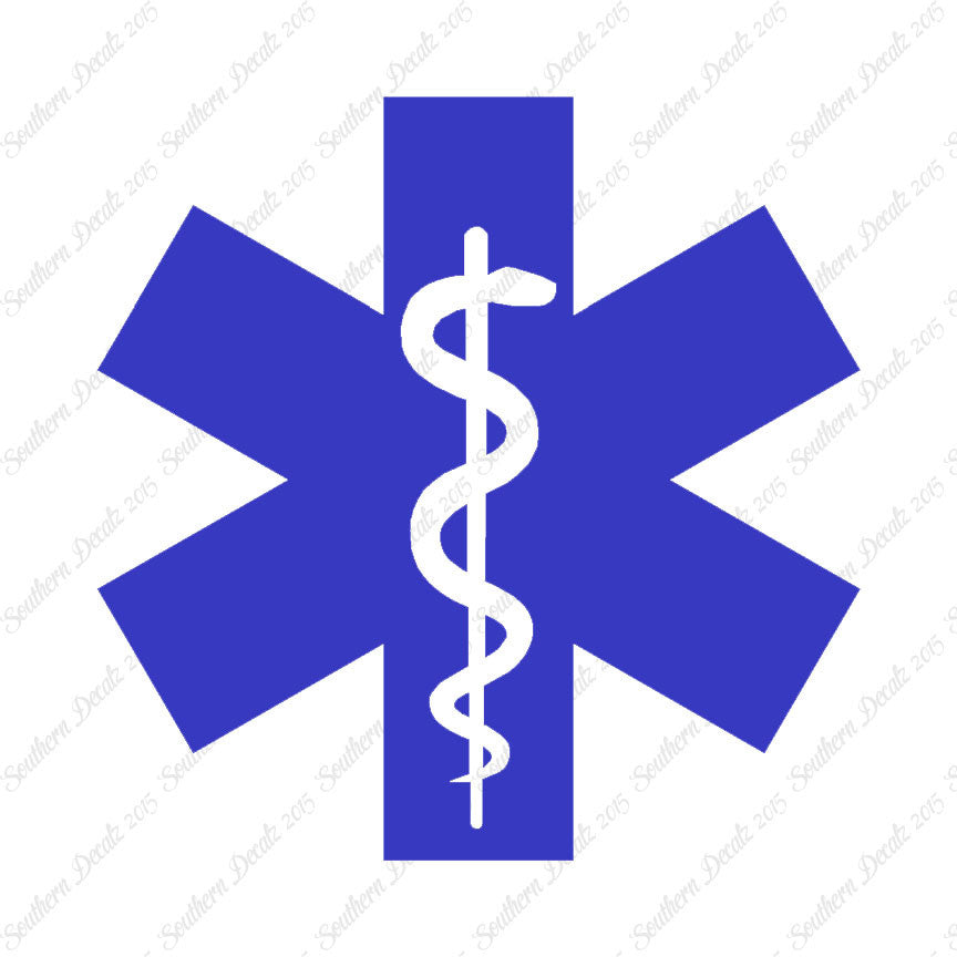 EMT Medical Symbol Snake Staff